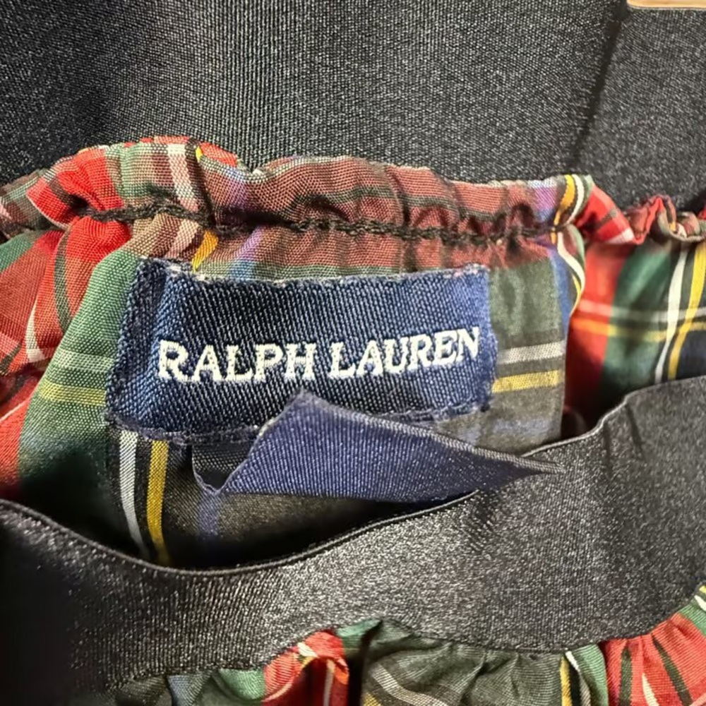 Plaid Ruffle Skirt - Red and Black - Picture 6 of 6